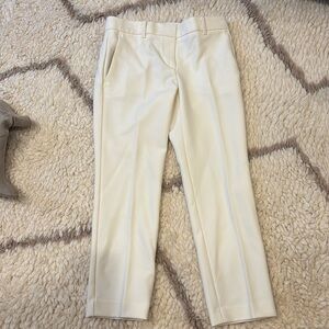 Ivory ankle pants- Ann Taylor 00p